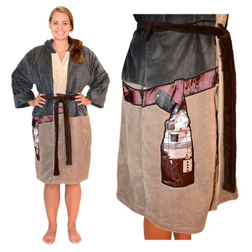 Star Wars Rey Resistance Hooded Fleece Bathrobe